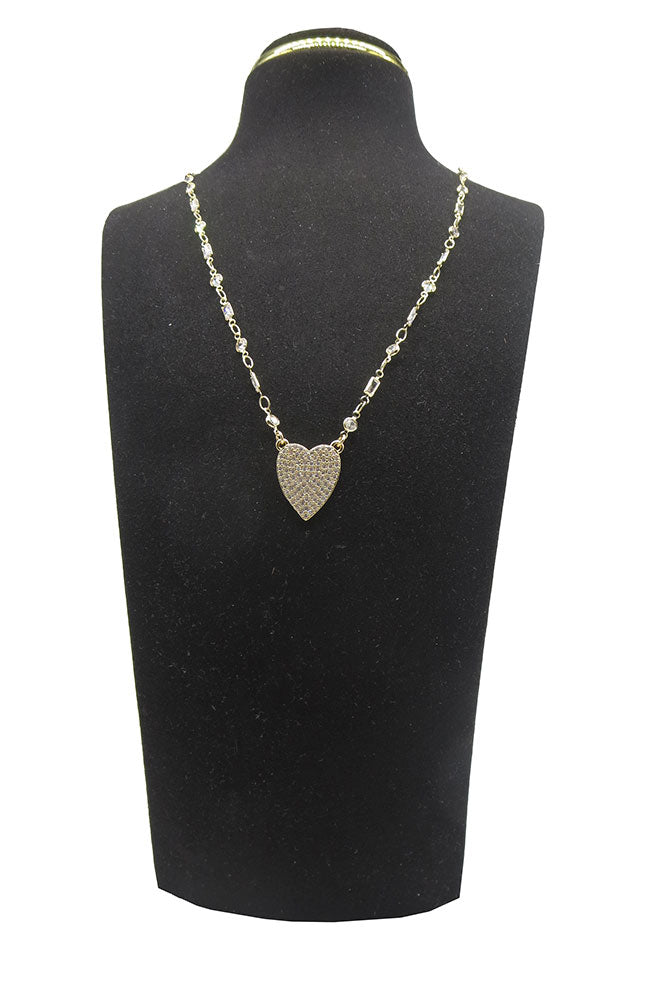 CZ Heart Necklace