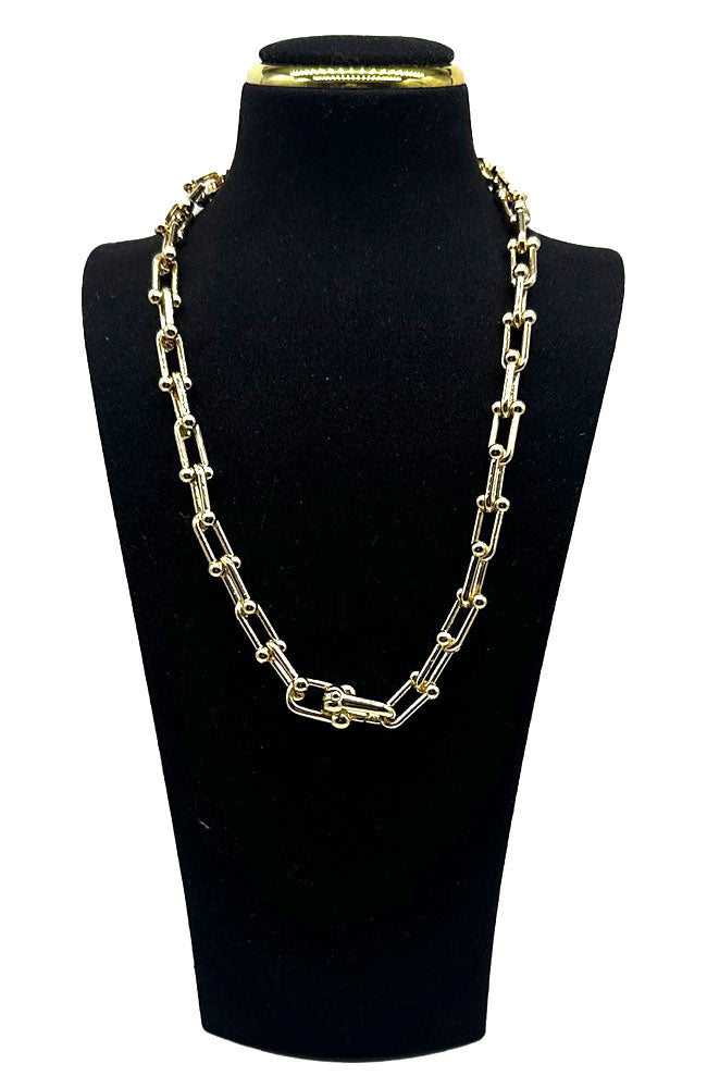 Gold Hardware Necklace