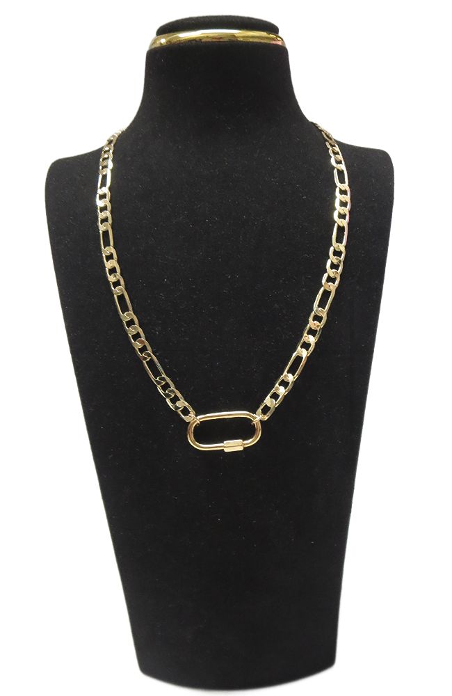 Carabiner Figure Necklace