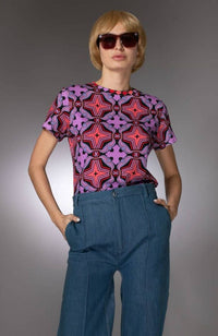 Cotton Stars Print Tshirt