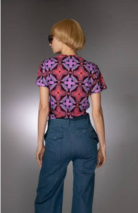 Cotton Stars Print Tshirt