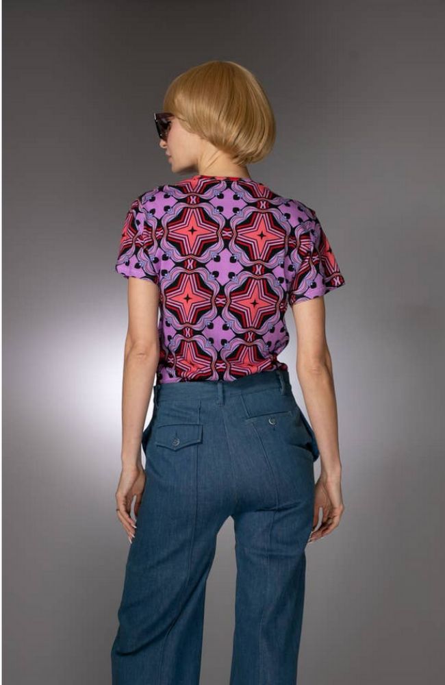 Cotton Stars Print Tshirt