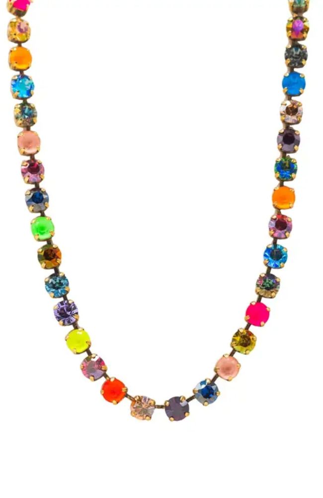 Oakland Necklace in Watermelon Mix Motley