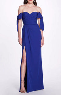 Off Shoulder Gown Bow Sleeves