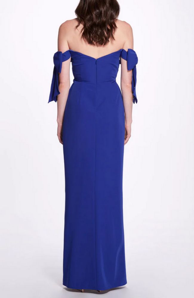 Off Shoulder Gown Bow Sleeves
