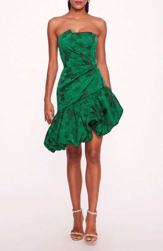 Calathea Cloque Cocktail Dress