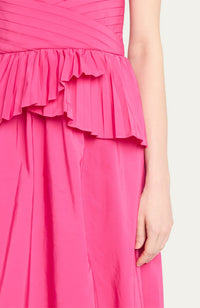 Taffeta Off Shoulder Gown