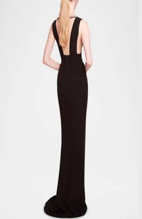 Embellished Black Gown