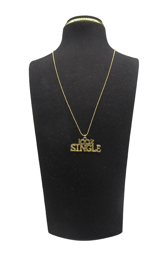 Ball Chain Neck Single Plate