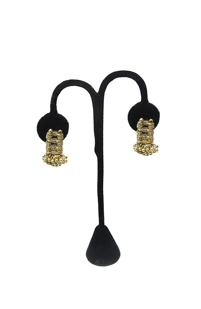 Gold Bo Amazone Earrings