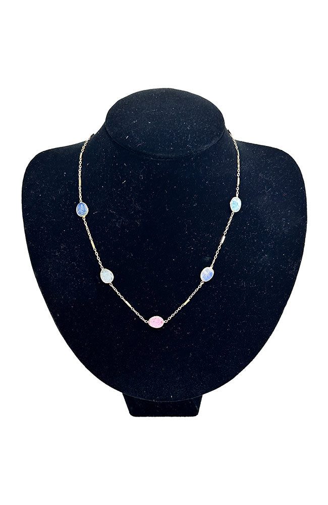 Multi Stone Necklace