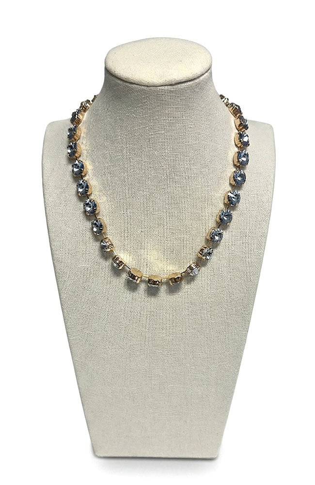 Gold and Blue Shade Necklace