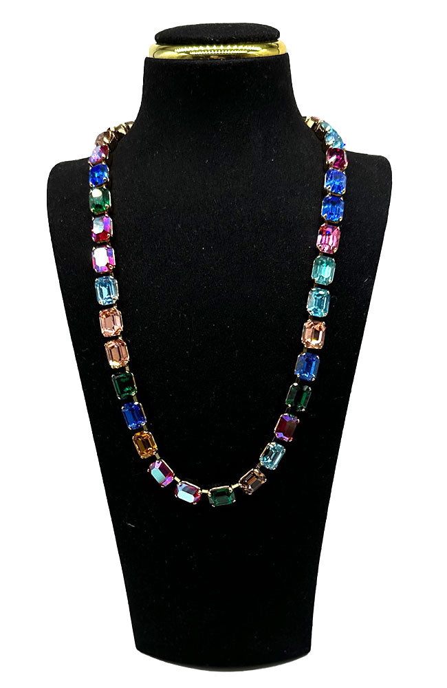 Gold Multi Color Necklace