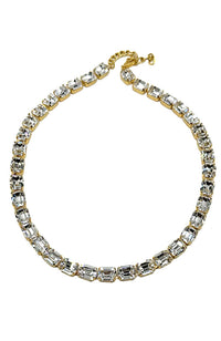 Gold Swarvoski Crystal Necklace