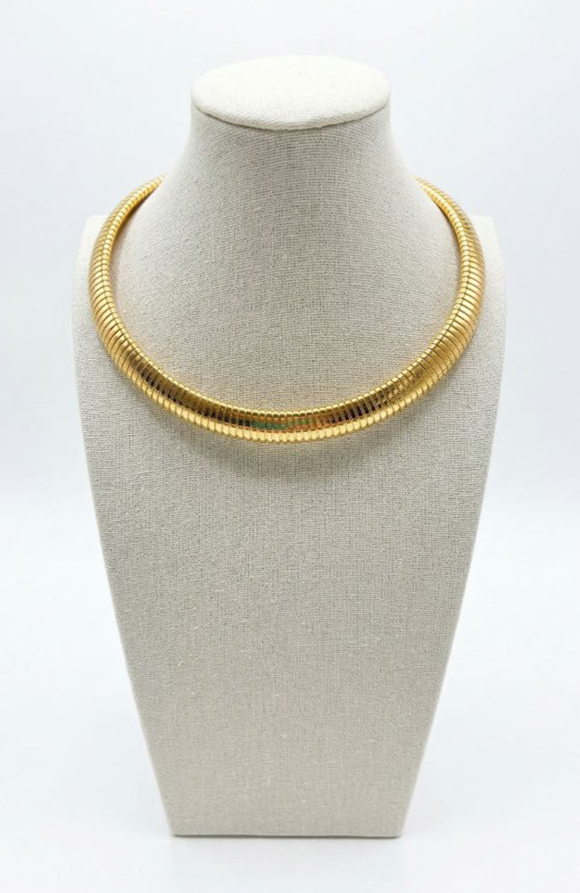 Gold Cobra Necklace