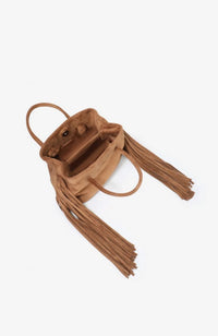 Noe Mini Fringe Camel
