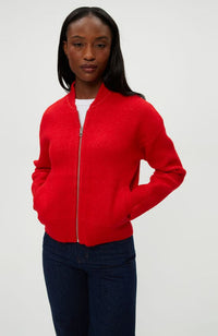 Lidia Cropped Bomber Jacket