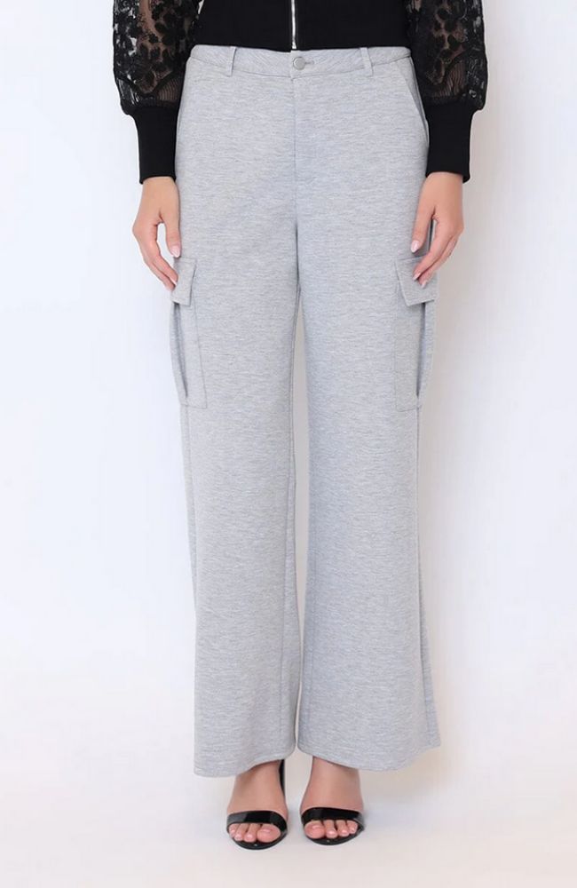 Flap Pocket Wide Leg Pant
