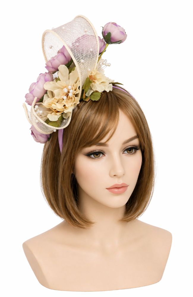 Fasc, Lav Peonies Cream Loop