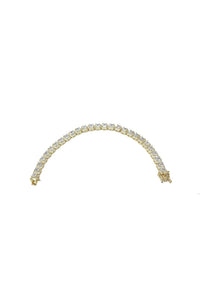 Large Stone Tennis Bracelet Clear CZ