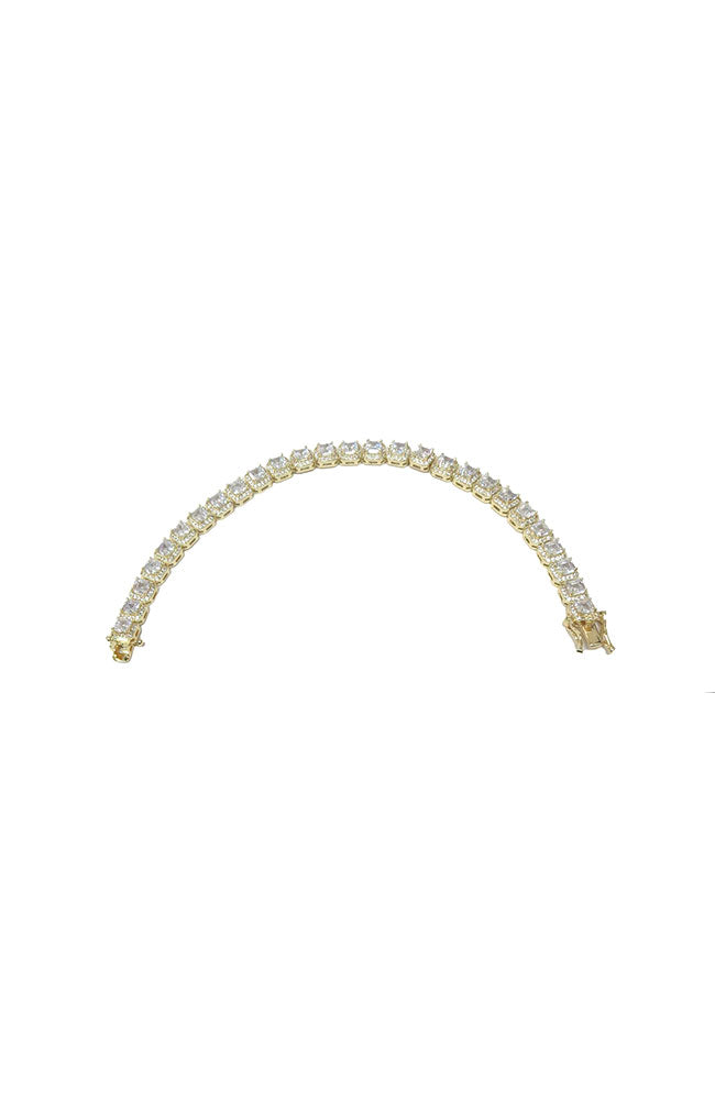 Large Stone Tennis Bracelet Clear CZ