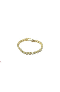 Large Stone Tennis Bracelet Clear CZ