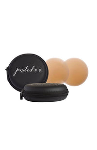 Nipple Cover with Travel Case in Light