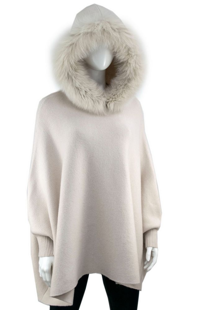 Pearl Poncho with Hood