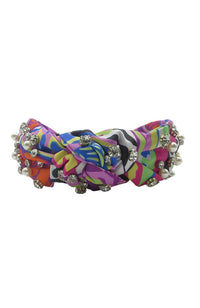 Multi Color Beaded Headband