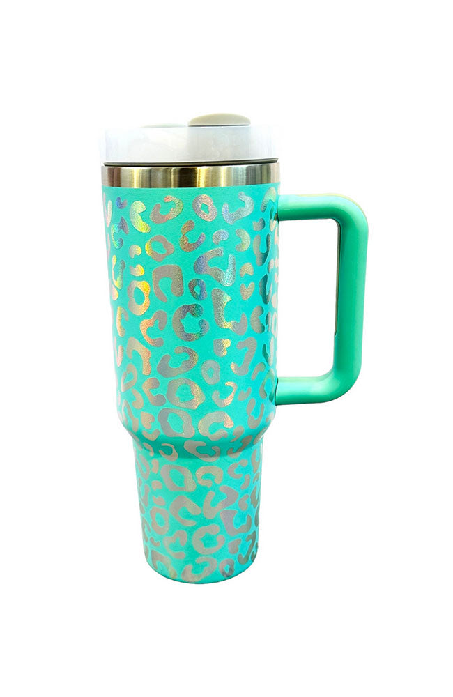 Fancy Tumbler with Straw