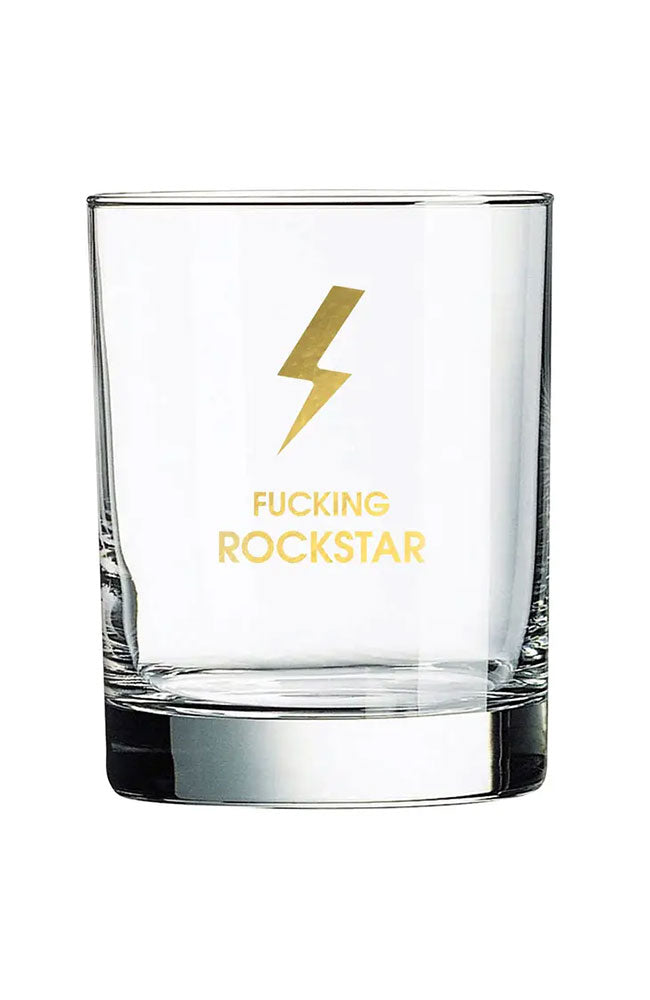 F-ing Rock Star Rocks Glass
