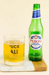 F All Y'all Rocks Glass