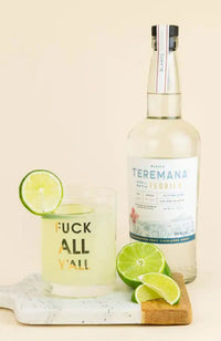 F All Y'all Rocks Glass