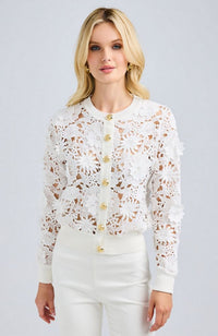 Erin 3D Lace Cardigan