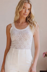 Eloise Pointelle Butterfly Tank
