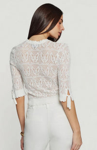 Mia Butterfly Pointelle Cardigan
