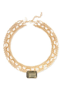 Karissa Necklace Black Smoke