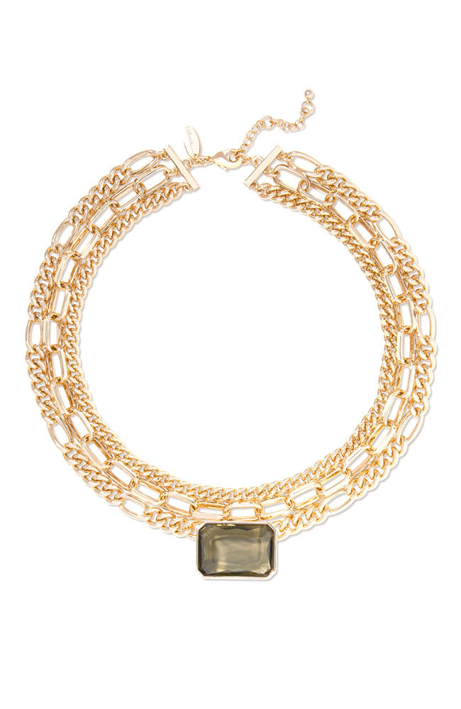 Karissa Necklace Black Smoke