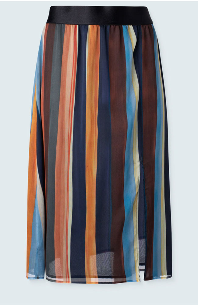 Chiffon Skirt wth Front Slit