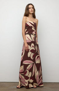 Wrap Cord Belt Organic Buckle in Plum