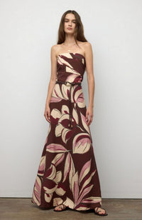 Floral Print Dress with Straps