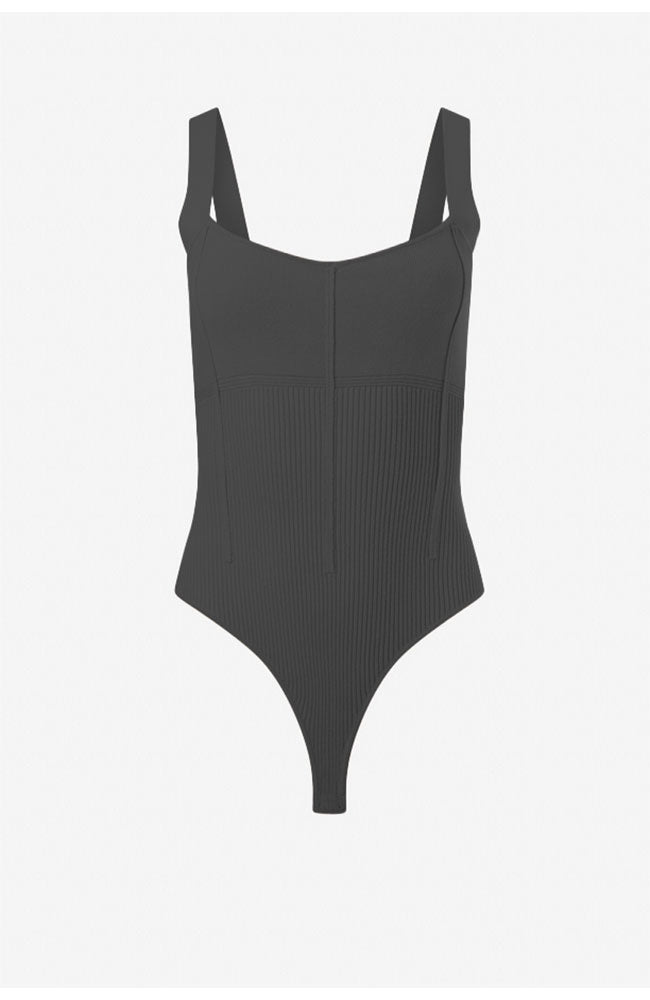 Knitted Bodysuit in Black