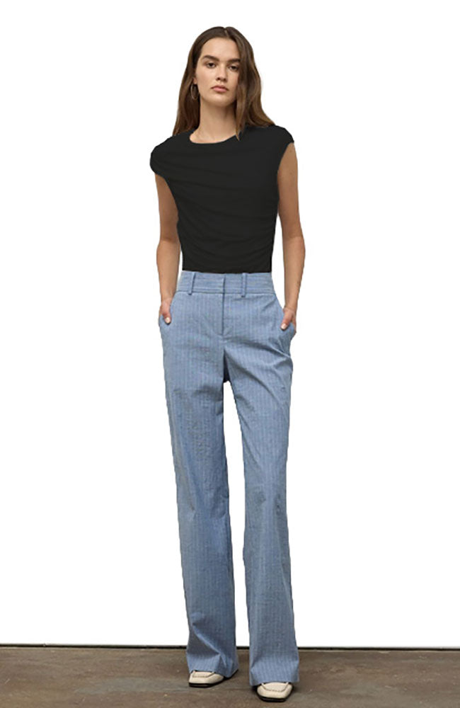Shirred Sleeveless Top