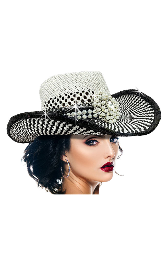 Dalmation Pearl Cowboy Hat