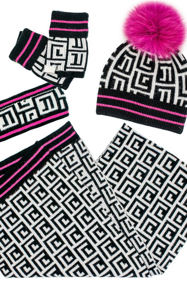 Hot Pink Bright Lights Scarf