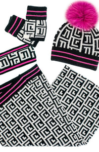 Hot Pink Bright Lights Scarf