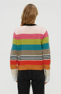 Irene Stripe Crewneck Pullover