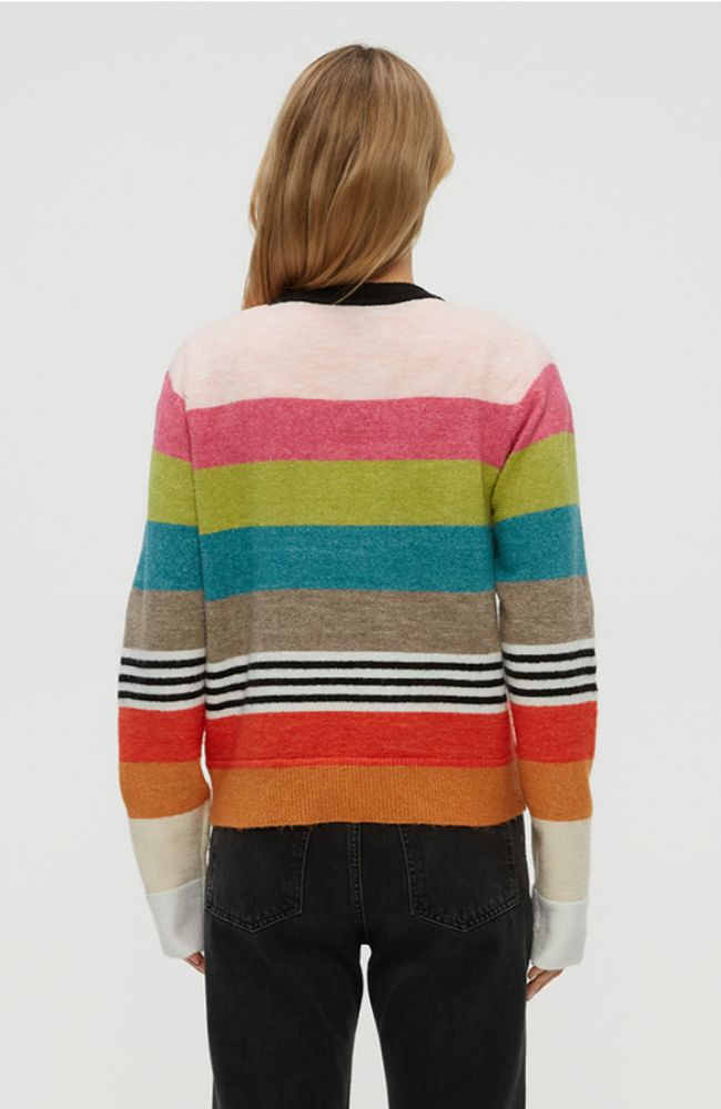 Irene Stripe Crewneck Pullover