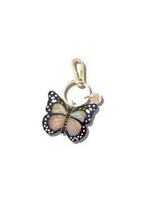 Monarch Butterfly Charm Keychain
