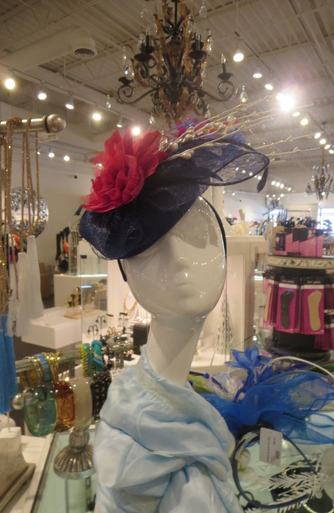 SH25003 Navy Base Pink Flower